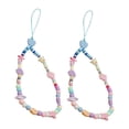 thumbnail image 1 of MasteelfCA 2pcs Creative Shells Phone Lanyards Exquisite Decorative Phone Hanging Straps, 1 of 7