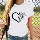 thumbnail image 1 of ICHUANYI Clearance Women Girls Plus Size Sunflower Print Tees Short Sleeve T Shirt Blouse Tops(White, XL) ICHUANYI WER2023081001259, 1 of 7