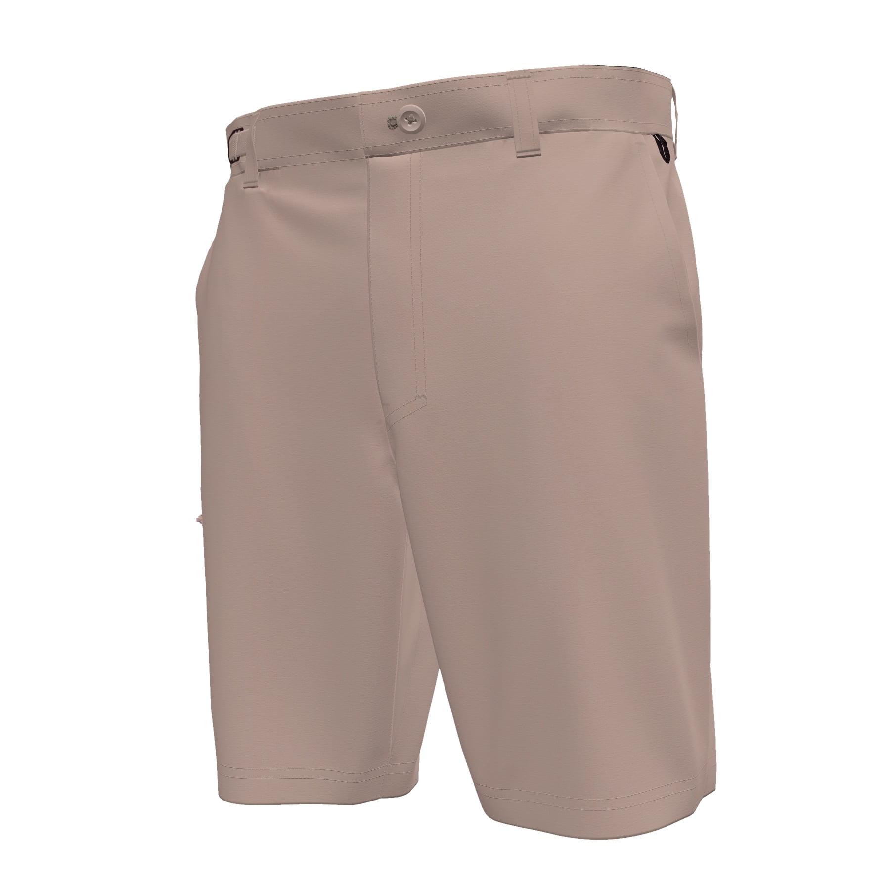 Realtree Men's Hybrid Fishing Shorts, Athletic Performance Short Pants in Stone Tan, Sizes S-3XL