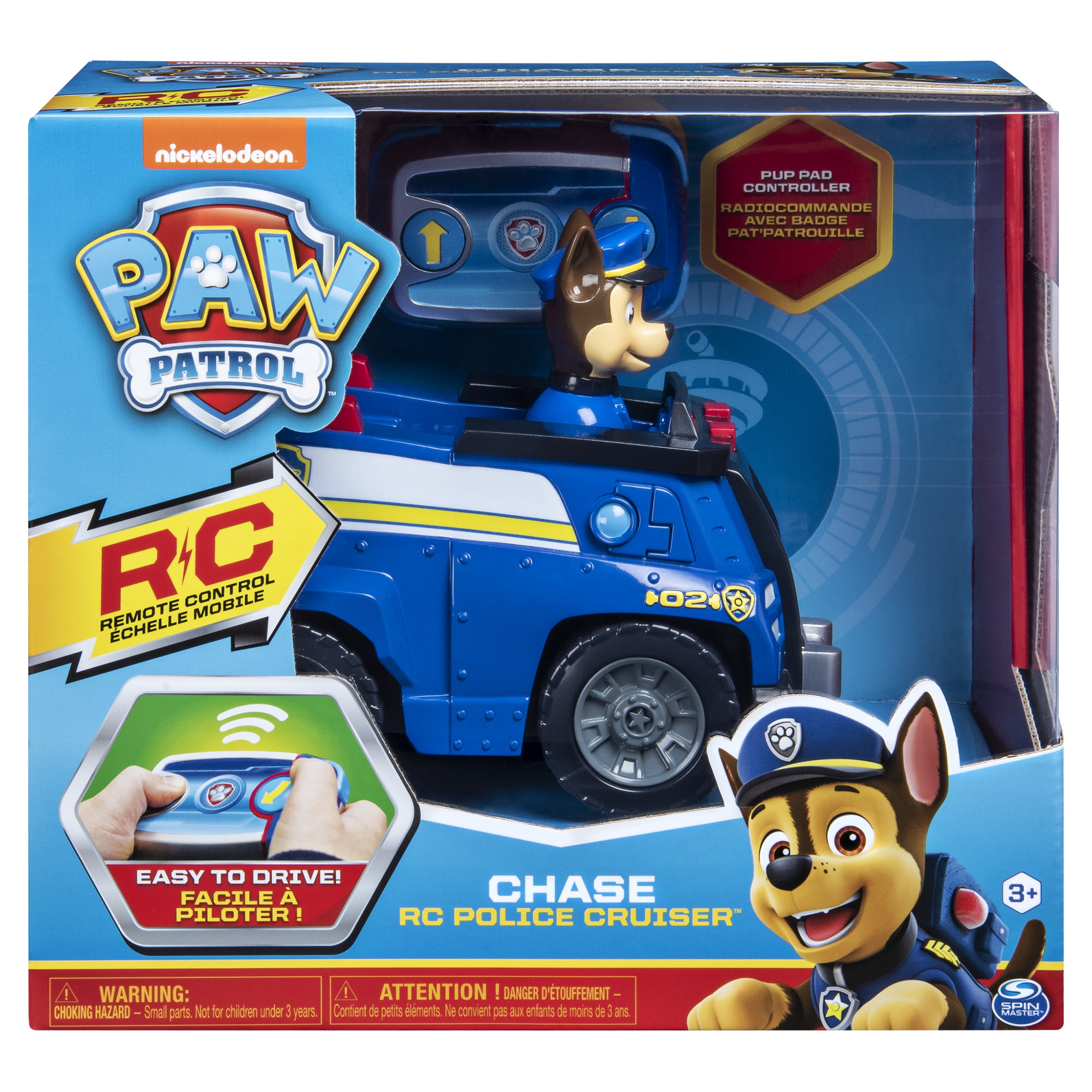 Patrol, Chase Remote Control Cruiser with 2-Way Steering, for Kids Aged 3 Up - Walmart.com