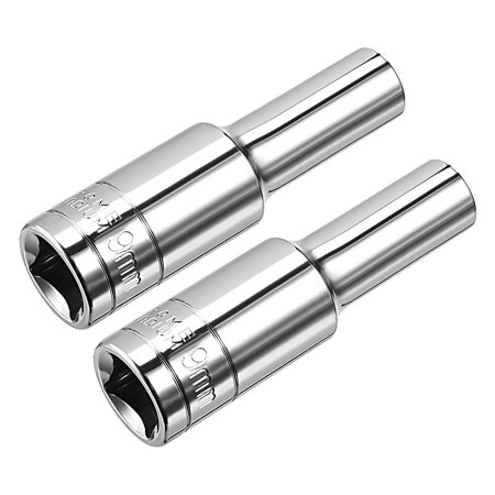 9 Mm Deep Socket - 2Pcs 1/2-inch Drive 9mm Cr-V 6-Point Deep Socket
