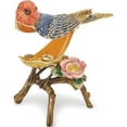 thumbnail image 2 of Fashion Bejeweled Lady Bluebird Trinket Box (3.5 X 1.25) Made In China bj2108, 2 of 5