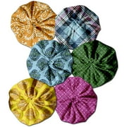 Creative Cuts YoYo Panel Plaid & Floral Fabric Kit, 1 Each