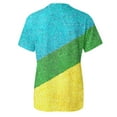 thumbnail image 5 of PMUYBHF T-Shirt Imprimé à Manches Courtes Col Rond pour Femmes Printemps Été 1089 L, 5 of 5
