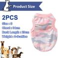thumbnail image 2 of 2 piezas de chaleco de verano para perros, ropa para mascotas, estilo fino, ropa para perros pequeños de leche, cachorros de osito de peluche, Bichon, verano, 2 of 5