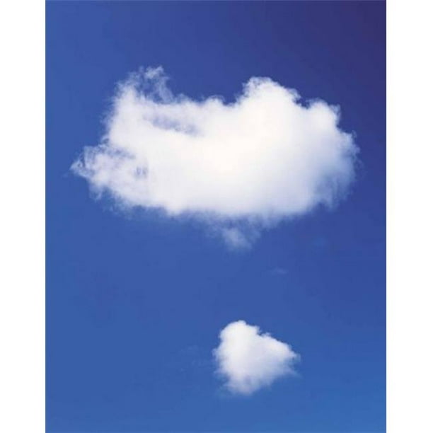 Panoramic Images PPI137055 Nuages dans le Ciel Bleu Affiche Impression par Panoramic Images - 19 x 24