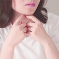 thumbnail image 4 of Anillo de ansiedad ajustable para mujer, 2 uds., con cuentas, anillo para aliviar el estrés, anillo giratorio, anillo de meditación, 4 of 8