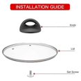 thumbnail image 3 of Pot Lid Knobs, Heat Resistant Pan Lid Holding Handles (2 Pack), Small, 3 of 5