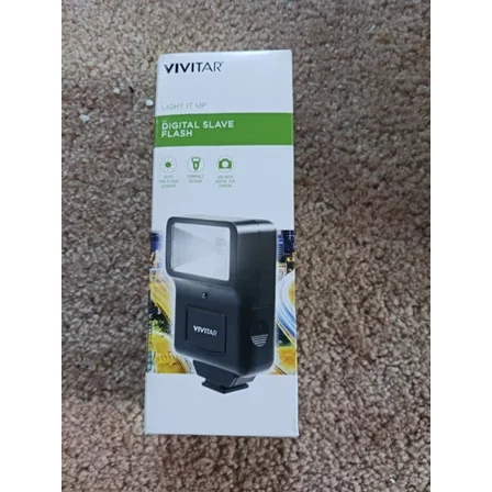 OLIVE- Vivitar Light It Up Digital Slave Flash V319Af-Noc