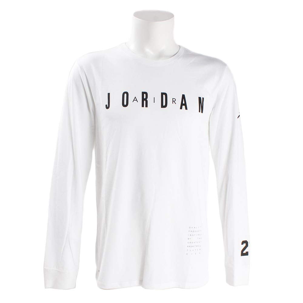 white long sleeve jordan shirt