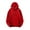 Red, variant on Men's Hoodie Sweatshirt Plus Size Long Sleeve Drawstring T Shirt Pullover With Pockets