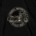 thumbnail image 2 of Hot Leathers SPB1013 2022 Sturgis Rally Mens Circle Motorcycle T-Shirt - Black - Medium, 2 of 5