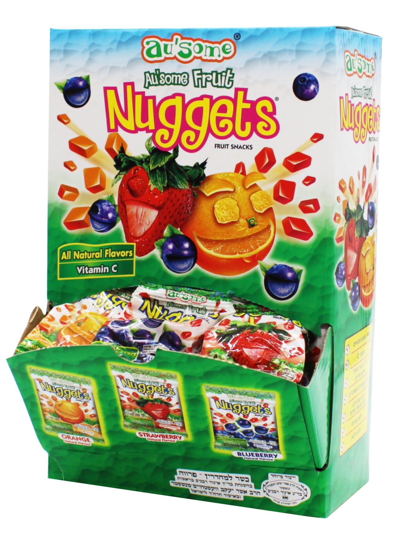 Au'some Fruit Juice Kosher Nuggets Mini Bags Display (48 Ct.) Walmart