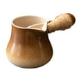 thumbnail image 2 of WeiLaiKeQi Ceramic Teapot Tea Warmer with Tea Strainer Tea Kettle for Bar Kitchen Camping Small Brown, 2 of 9