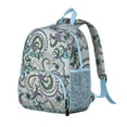 thumbnail image 2 of Paisley Bohemian Students Backpack - Vintage Ethnic Floral Geometric Colorful Art Pattern, Lightweight Water-Resistant Oxford Fabric School Bag for Students, 2 of 6