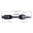 thumbnail image 1 of TrakMotive CV Axle Shaft MI-8076 Premium; OEM Replacement, 1 of 5