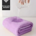thumbnail image 4 of Pompotops 1 Pack Hand Towels - Quick Drying - Microfiber Coral Velvet Highly Absorbent Towels - Multipurpose Hotel Bathroom Hand Towel 13 X 29 Inches, Purple, 4 of 8