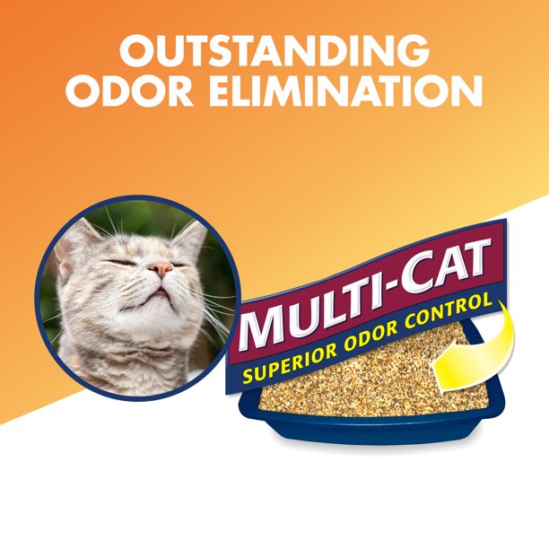 ARM & HAMMER Naturals Cat Litter, Baking Soda Odor Control, Multi-Cat, 18lb  - Walmart Business Supplies