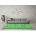 thumbnail image 3 of Ahgly Company Indoor Rectangle Abstract Emerald Green Modern Area Rugs, 7' x 9', 3 of 4