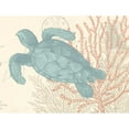 thumbnail image 3 of Harbick, N 14x12 Black Modern Framed Museum Art Print Titled - Sea Turtle, 3 of 5