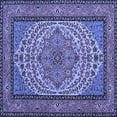 thumbnail image 1 of Ahgly Company Indoor Square Persian Blue Traditional Area Rugs, 3' Square, 1 of 4