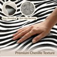 thumbnail image 6 of ODIKA Print Striped Abstract Motif Bold Inspired Centered Diagonal Zebra Flowing for Great Room, Indoor Open Concept, Large Living Low Profile Flatwoven, 6 of 7