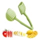 thumbnail image 1 of (Estilo de plástico) 1 pieza de cocina rebanador de frutas verduras tomate Clip titular limones herramienta de corte de patatas contenedor de pepinillos para mesa de comedor, 1 of 4