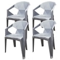 thumbnail image 1 of Cuatro Sillas de Plastico Gris FoodKeepers Tokio, 1 of 3