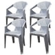thumbnail image 1 of Cuatro Sillas de Plastico Gris FoodKeepers Tokio, 1 of 3