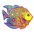 thumbnail image 2 of Rompecabezas para ,Rompecabezas de animales de madera para adultos Rompecabezas de bricolaje pescado 1 CUTICAT Rompecabezas para niños, 2 of 8