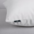 thumbnail image 6 of Phantoscope Soft Silky Velvet Series Square Decorative Throw Pillow Cusion for Couch, 20" x 20", True White, 1 Pack, 6 of 7