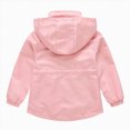 thumbnail image 4 of zuwimk Girls Windbreaker Jacket - Lightweight Wind and Water Resistant Insulated Girls Jacket with Storm Cuff Sleeves & Hood(4-5Years,Light Pink), 4 of 4