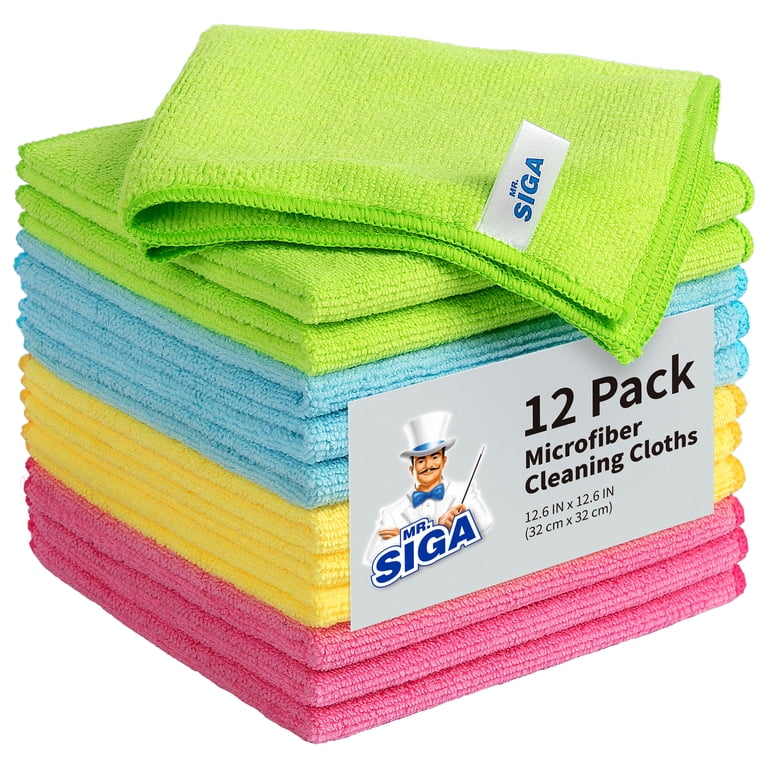 Microfiber Cleaning Cloths, Pack of 12 photo 1
