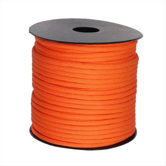 Cuerda de Polipropileno de 7 Núcleos y 4 mm para Sombrillas de Exterior, Carpa de Emergencia para Acampar, Cuerda Resistente Al Viento, Cuerda Trenzada para Bricolaje C