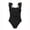 Black, variant on lnmuld Girls One Piece Swimsuit with Ruffle Pleated Design Color:Black,Size:13-14 Years