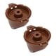 thumbnail image 1 of Cesta De Preparación De Café Molido De Una Sola Porción, Cesta De Preparación De Café De Fácil Limpieza PP Reutilizable Profesional 2 Piezas Para 49950 49966 49957 Para 49979, 1 of 7