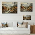 thumbnail image 4 of Designart "Smoky Mountains Forest Great wall art II" Landscapes Print on Natural Pine Wood, 4 of 5