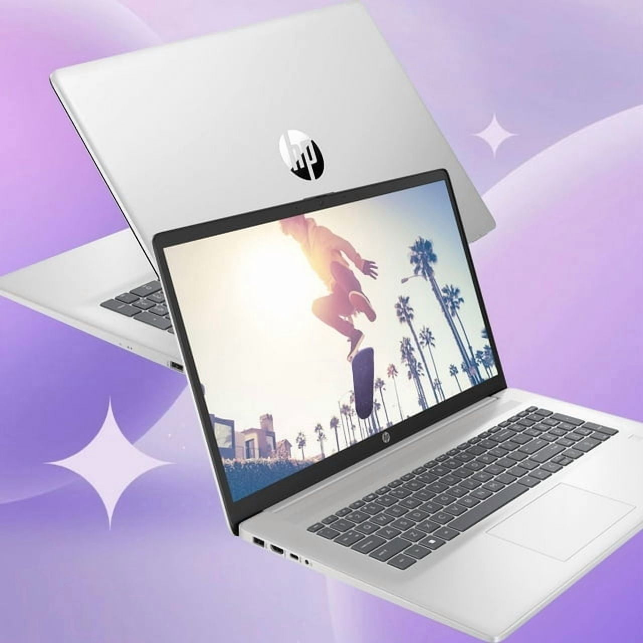 New HP 17 Laptop, 17.3" FHD IPS Display, Intel Core i5 1335U(Beat i7-1255U), 16GB RAM, 1TB SSD, Backlit Keyboard, Numeric Keypad, Wi-Fi 6, Bluetooth, Windows 11 Home Silver