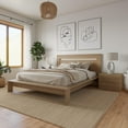 thumbnail image 4 of Ophelia 4 Piece Bedroom Set with Headboard, Slatted Bedframe, 2 Nightstands, 4 of 5