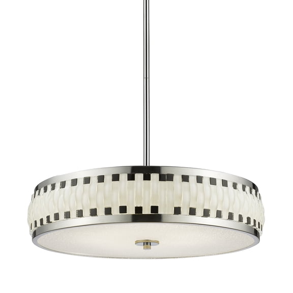 2008-19CH-LED-Z-Lite-Sevier - 180W 6 LED Pendant in Rustic Style - 20 Inches Wide by 5 Inches High