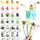 thumbnail image 1 of Hot Sale!24pc Cute Summer Straw Covers For 30 And 40 Oz Glasses, Straw Top Covers For Different Shape Cups, Straw Protector For 10mm Straws Drinking Straw Cover, 1 of 6