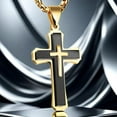 thumbnail image 2 of Mens Cross Necklaces Stainless Steel Cross Pendant Necklace For Men, 2 of 6