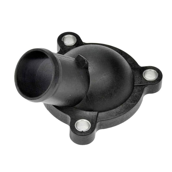 KarParts360 For Infiniti QX56 2004-2010 Coolant Thermostat Housing | Plastic | Black | 30 degrees Housing Neck Angle | 3 Mounting Hole | Replacement For 13049AR000