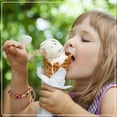 thumbnail image 5 of Máquina para hacer helados eléctrica Nostalgia – Estilo salón, antigua máquina para hacer helados suaves que hace yogur helado o helado en minutos – Divertido aparato de cocina – Blanco – 4 cuartos, 5 of 5