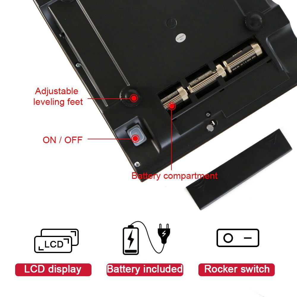 CAMRY Price Computing Commercial Scale 66lb for Food Meat Produce with Backlight Stainless Steel Platform