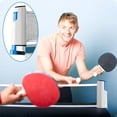 thumbnail image 3 of PingPongly Retractable Anywhere Table Tennis Ping Pong Net Set Includes, 1 Net, 2 Paddles and 3 Balls, 3 of 7