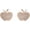 Gold, variant on Cubic Zirconia Cute Apple Tiny Stud Earrings for Women Rhinestone Teacher Earrings Back to School Earrings Tiny Fruit Studs Teacher Gifts