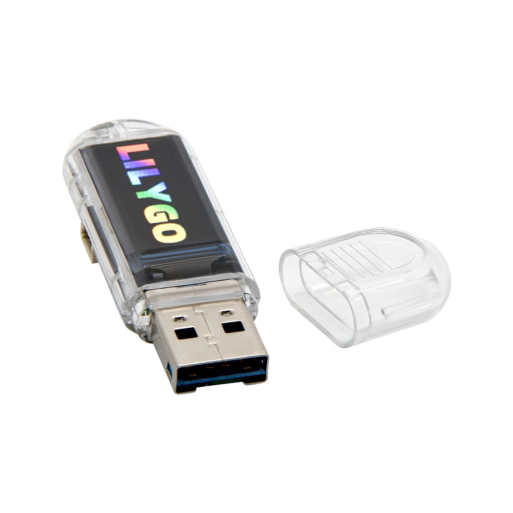 LILYGO T-Dongle-S3 ESP32-S3 Development Board with Screen Dongle 0.96" ST7735 LCD – WiFi, Bluetooth 5.0, MicroPython, 16MB Flash, TF Card Slot