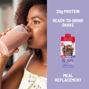 SlimFast High Protein 20g Ready To Drink Meal Replacement Shake Creamy Chocolate, 11oz, 12ct
