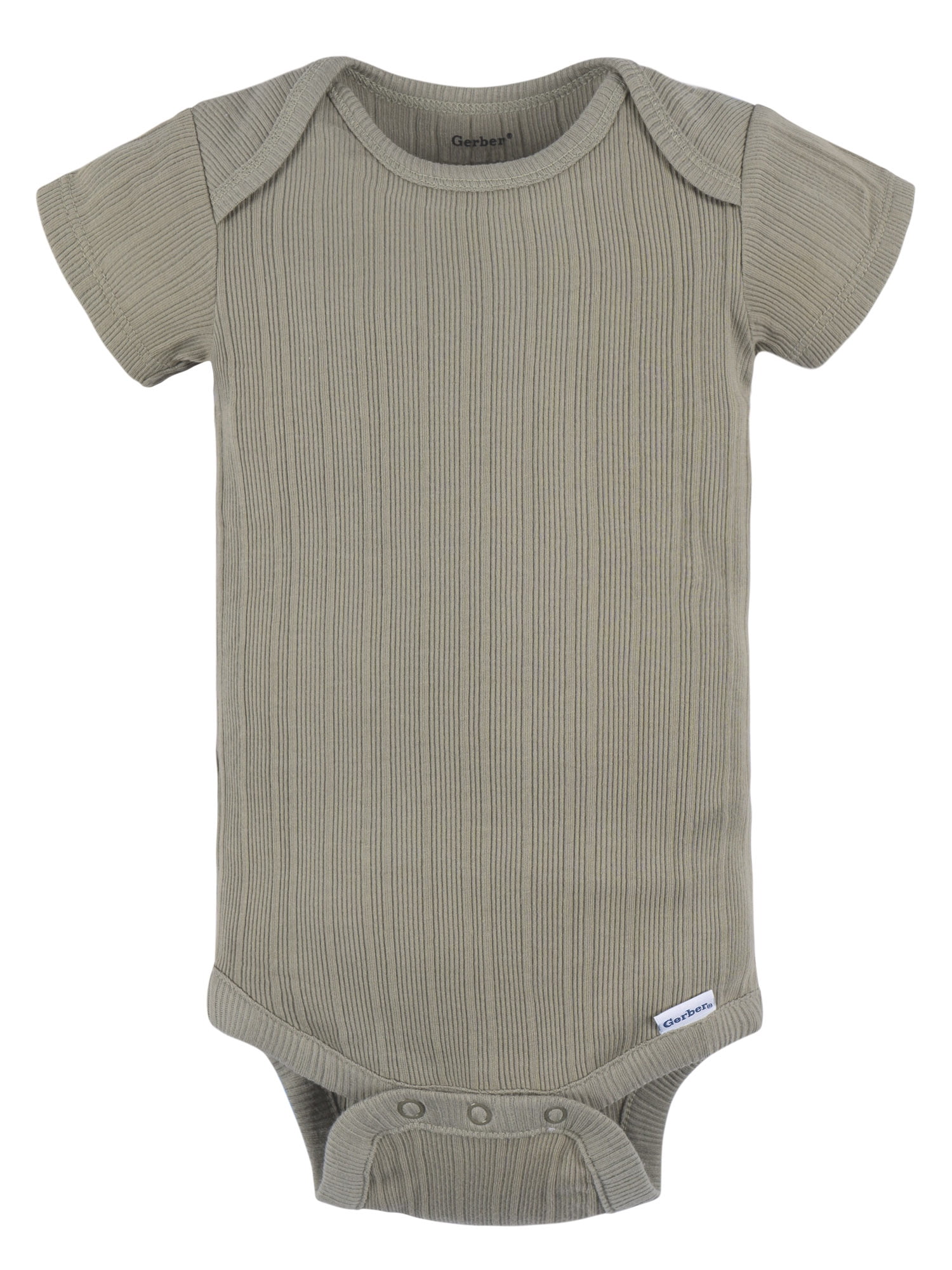 Gerber Baby Neutral Short Sleeve Onesies, 3-Pack, Sizes Newborn - 24 Months
